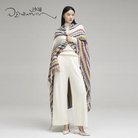 西藏萨迦手工氆氇披肩SJF95P788N