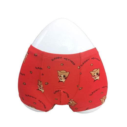 【2条】【120-140】男童平角裤新年红内裤本命年底裤男内裤【CSK20315】 商品图2