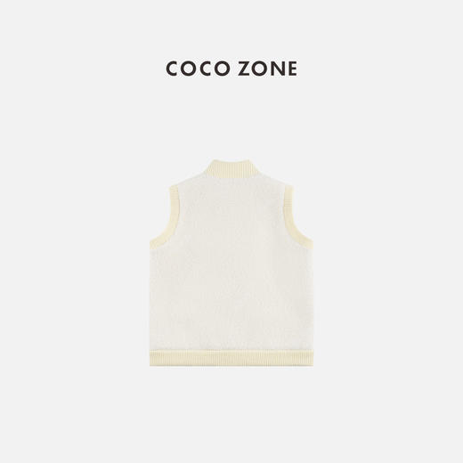 COCO ZONE 秋冬设计感假口袋立领拉链无袖马甲CC2D3329 商品图1