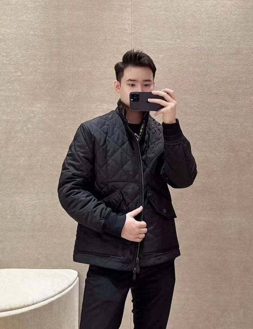 巴家 新款男士绗缝哈林顿夹克外套棉服（JN） 商品图3