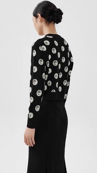 朗姿薄款羊毛针织衫LSEK00KPR401B01 商品图2