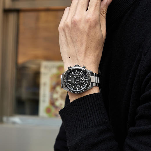 西铁城/CITIZEN光动能卫星对时万年历时尚男腕表CC4058-67X 商品图11