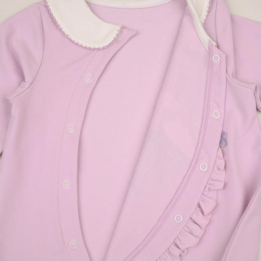 棉果果春季新品商场同款女童纯棉偏襟连体衣M122720225098 商品图5