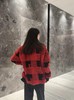 驴家 红棋盘提花泰迪夹克（JN） 商品缩略图3