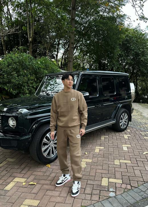 D家 CD刺绣运动卫裤（JN） 商品图0