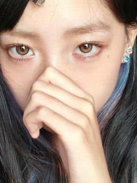 skeye 半年抛美瞳 暮光琥珀 直径14.5mm 着色 13.7mm