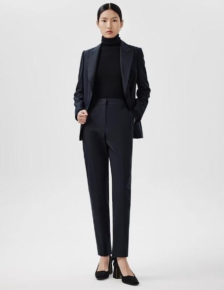 朗姿通勤高腰羊毛西装裤LCEK02WPT224A61 商品图2