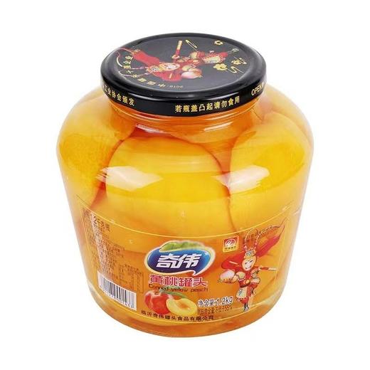 奇伟 黄桃罐头 1.2kg/罐 商品图2
