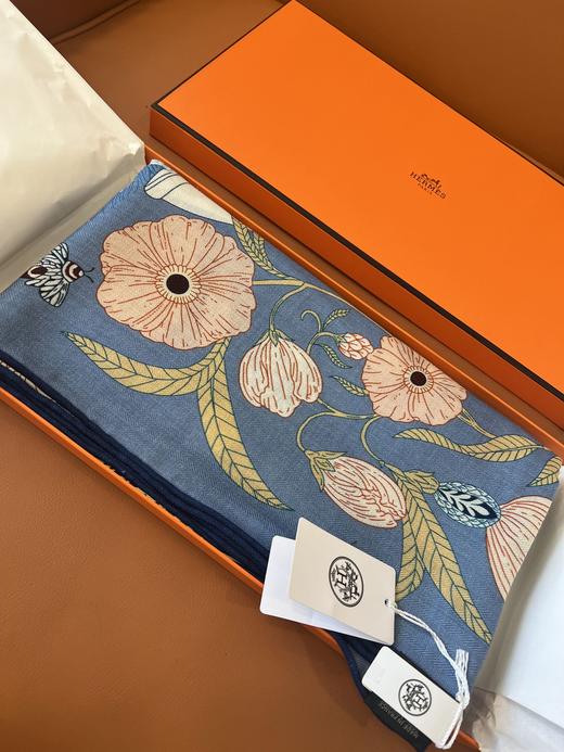 爱马仕的 [珍奇乐园],丝羊绒方巾（TL） 商品图2