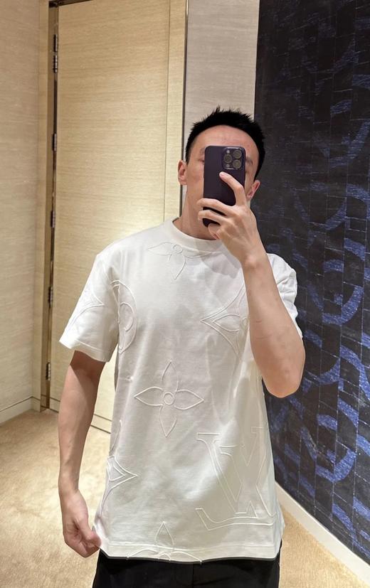 驴家 白链式刺绣圆领短袖（JN） 商品图2