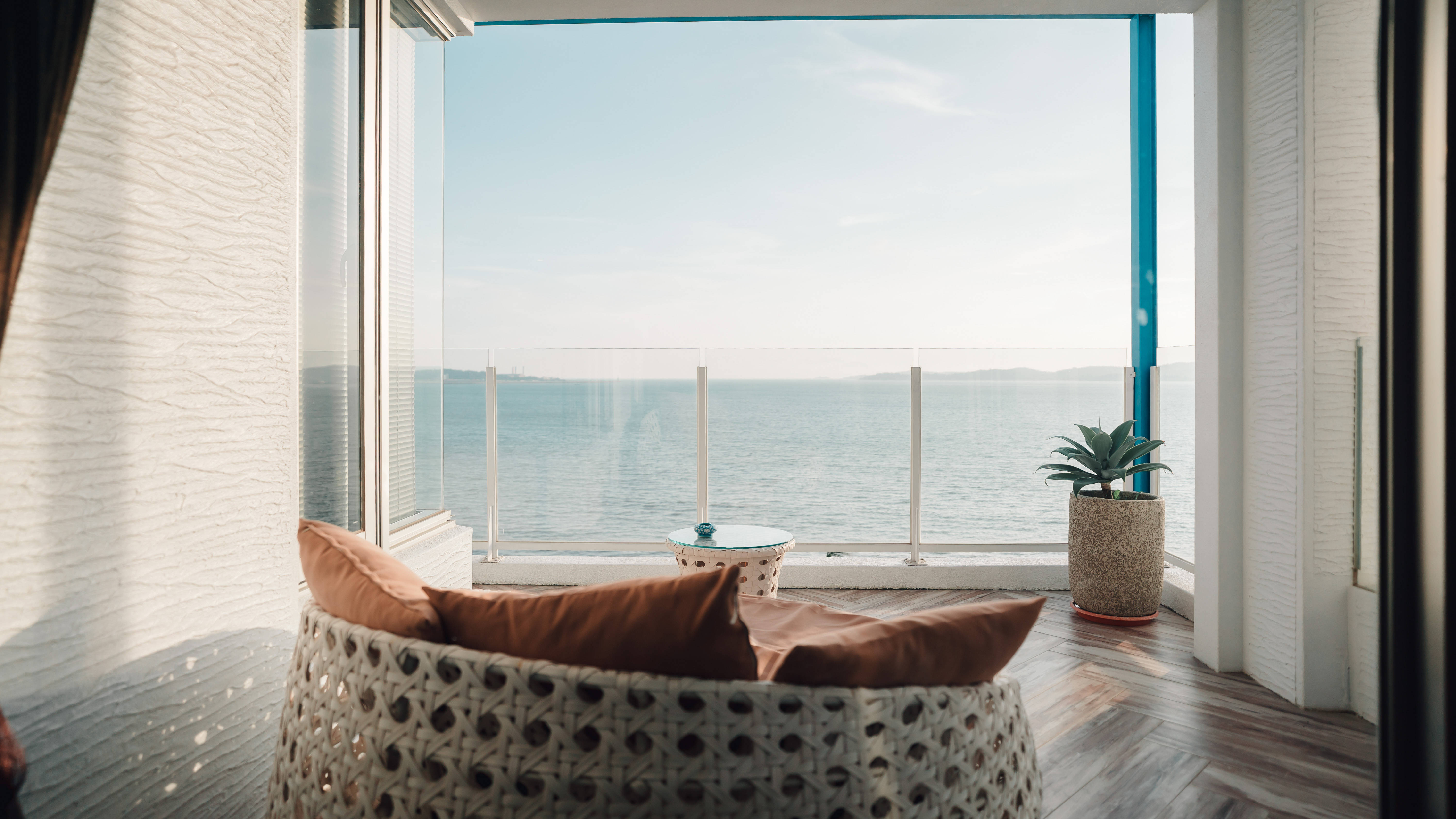 海院子401茶屋大床房（带浴缸+阳台）大玩咖会员价