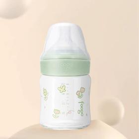 膳魔师foogo 魔法花园系列 玻璃奶瓶120ml绿色（0-3月龄适用）