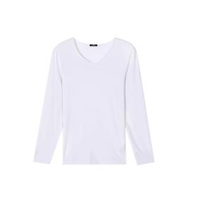 安莉芳旗下IVU男士秋季薄款V领暖肤衣上装舒适修身打底衫UD00123