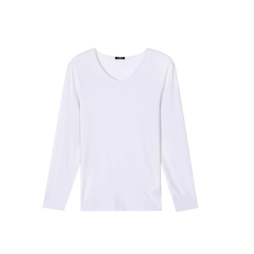 安莉芳旗下IVU男士秋季薄款V领暖肤衣上装舒适修身打底衫UD00123 商品图0