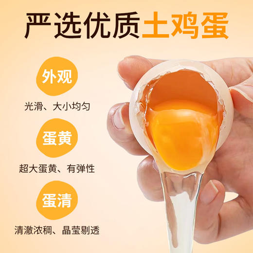 【限自提】农家散养 鲜土鸡蛋 30枚/板 自然散养 商品图2