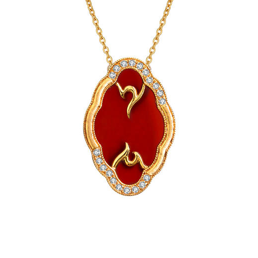 【熙】五行和韵·火 吊坠 商品图0