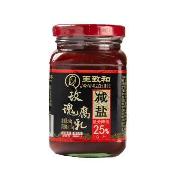 王致和 减盐全豆玫瑰腐乳 减盐拌面拌饭酱  250g 中华老字号 /粮油调味 /调味品 /腐乳 商品图1