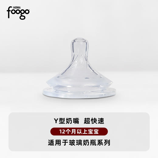 膳魔师FCAB-Y型奶嘴（适配玻璃奶瓶）12月龄+宝宝适用 商品图0