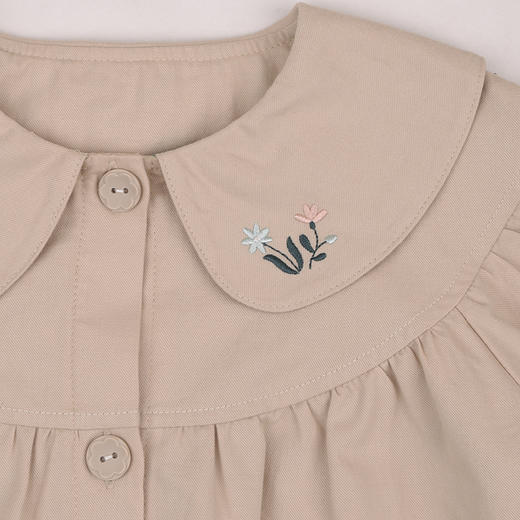 棉果果春季新品商场同款女童防风外套大翻领风衣M122130225073 商品图4