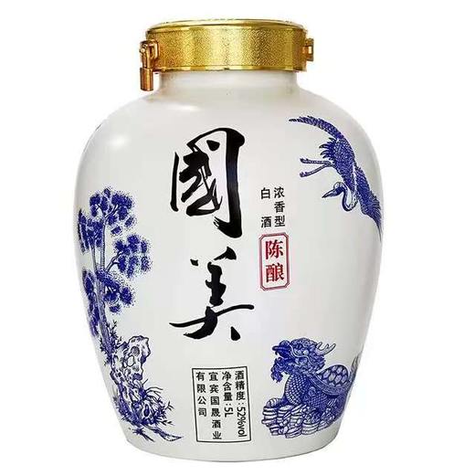【华哥粉丝专享】国美浓香型白酒 68度5升国美原浆 固态法白酒 五粮酿造 酒都宜宾 窖藏原浆酒 景德镇陶坛灌装 窖香突出 礼品馈赠亲朋好友佳品 商品图2