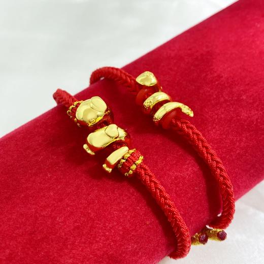 新款本命年手串女生肖蛇转运珠手链女情侣手链一对高级感编织手绳 商品图1