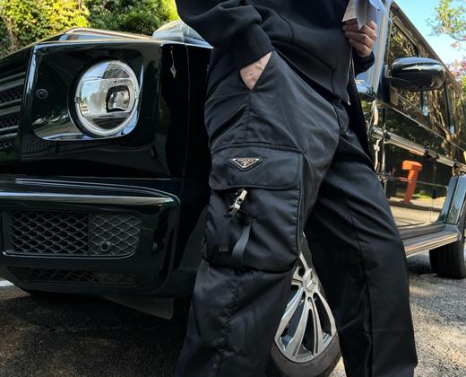 P家 新款尼龙工装大口袋 运动休闲长裤（JN） 商品图3