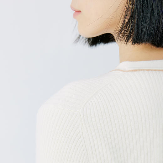 东黎 • 山羊绒女士秋冬V领开衫 4747 商品图9