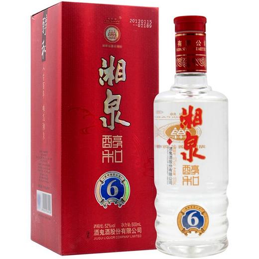 【2014年生产】酒鬼湘泉醇和6 52度 馥郁香型白酒 500ml 商品图0