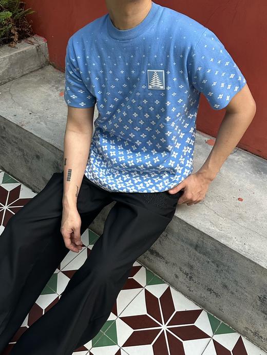 罗家 高克重提花针织T恤（JN） 商品图1