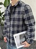 巴家 新款配色 蓝白格纹夹克外套（JN） 商品缩略图0