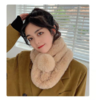 ✨集美们，🌷今天必须给大家分享一款🉑️超美的围脖。🌻它是【精仿懒兔毛绒围脖】哦，🎯但其实是 100% 聚酯纤维的材质呢。 商品缩略图0