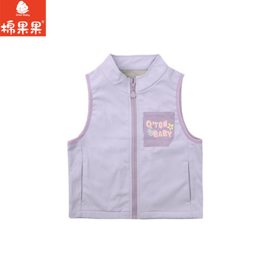 棉果果春季新品商场同款女童复合绒马夹M122171325077 商品图2