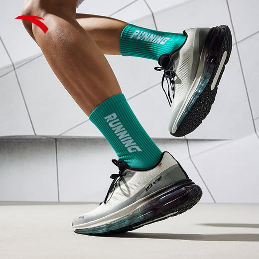 安踏弹力胶丨运动鞋男软底缓震舒适跑步鞋子男防泼水跑鞋112515501 商品图0