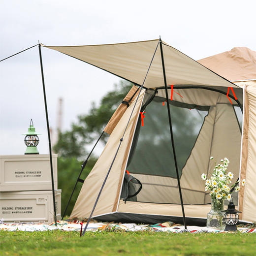 徽羚羊 云海 帐篷 银胶 带门厅杆 流沙金 商品图1