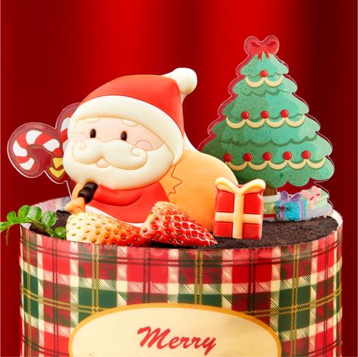【4英寸加高】圣诞老人（2-3人份） 商品图1