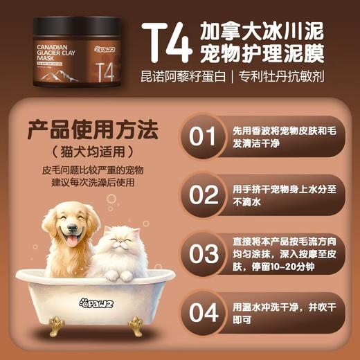 T4 加拿大冰川泥宠物护理泥膜 300g 商品图4