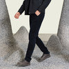 半身缘男裤 冬季简约时尚牛奶丝绒保暖休闲裤254201M10303499 商品缩略图2