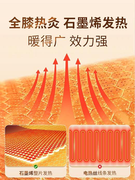【母亲节礼物】倍轻松膝部按摩器X2加热护膝 保暖防风艾灸热敷震动按摩老寒腿节日礼物送父母老婆女友 商品图3