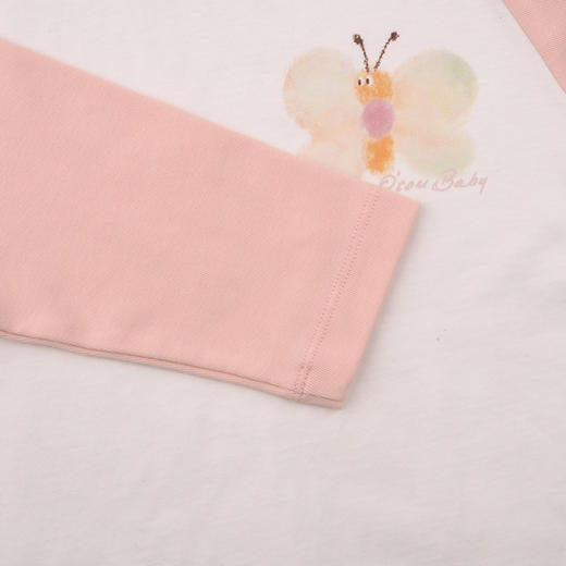 棉果果春季新品商场同款女童撞色拼接长袖T恤M122140225087 商品图3