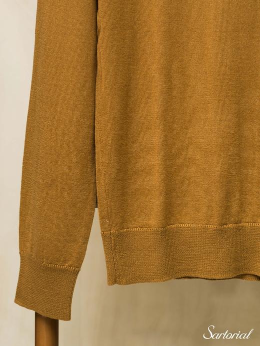 Dalmo 姜黄色羊绒加丝Polo 商品图3