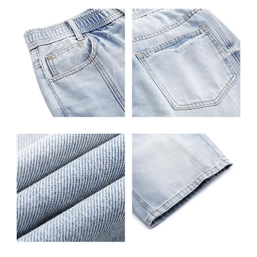 gxg.jeans男装 夏季热卖潮流时尚休闲好搭经典牛仔短裤JEX12500672 商品图3