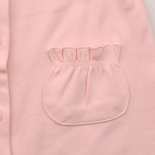 棉果果春季新品商场同款女童纯棉假两件对开连体衣M122722225092 商品图3