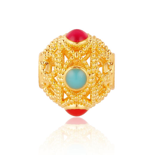 瑞彩系列足金转运珠 国潮黄金转运珠女士礼物MEMORA诗普琳HP543401 商品图0