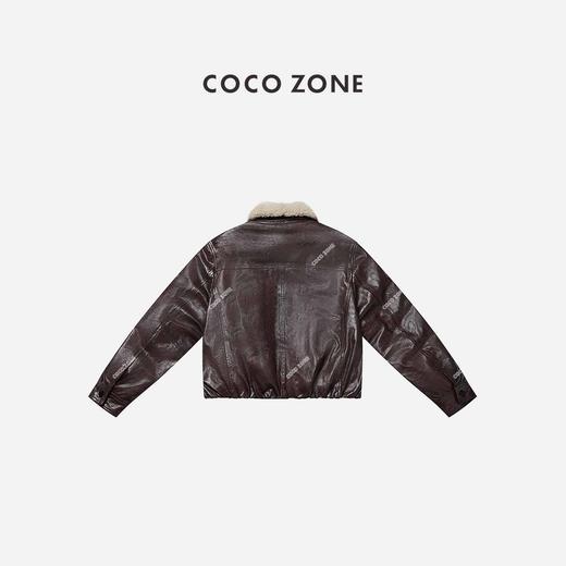 COCO ZONE 冬季复古高级感气质翻领保暖羽绒服CC2D3369 商品图1
