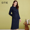EITIE爱特爱气质高级感A字显瘦收腰纯色连衣裙冬季新款D2407411 商品缩略图0