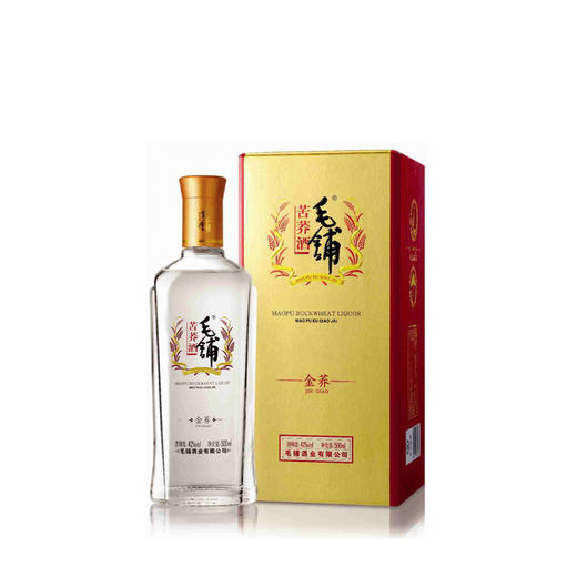 毛铺苦荞酒金荞 荞香型白酒 500ml（42度） 商品图0