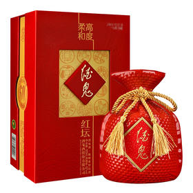 【2018年】酒鬼酒 红坛高度柔和 馥郁香型白酒 500ml （52度）
