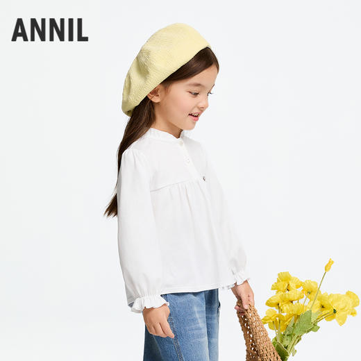 女童长袖上衣春季新款安奈儿童装实体店同款XG511554 商品图2