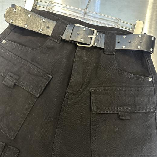 Z配腰带牛仔短裙 春季 850151142485 商品图3
