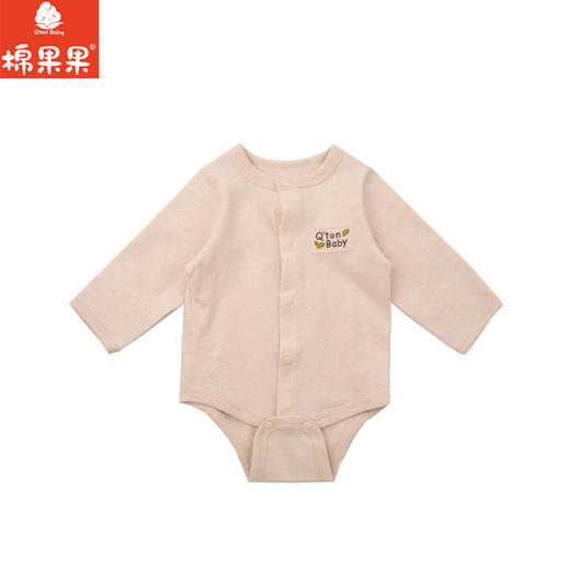 棉果果春秋季新疆彩棉纯棉三角爬服对开三角连体衣M101712199002 商品图0